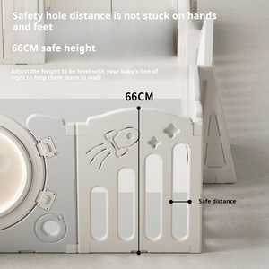Box per Bambini in Plastica Eco-Friendly con Scivolo e Altalena, Design Sicuro per Camera da Letto, Soggiorno, Arredo Gioco e Contenitore Giocattoli da Interno - Product Image 5