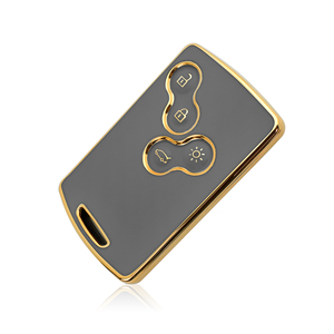 Số lượng lớn mua từ Trung Quốc Bảo vệ đầy đủ cho Renault lưu loát thông minh xe chủ thẻ chìa khóa Bìa vỏ vỏ keyholders cho nam giới - Product Image 3