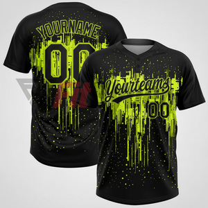 Personnalisez votre propre design, impression par sublimation, maillots de baseball/softball respirants, taille plus, logo personnalisé OEM - Product Image 1