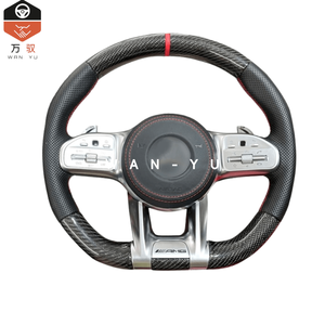 Volant en cuir LED en fibre <span class=keywords><strong>de</strong></span> carbone personnalisé pour les nouveaux modèles Mercedes Benz GLC CLS G63 AMG - Product Image 3