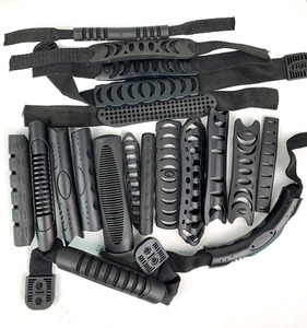 Commercio all'ingrosso logo personalizzato PVC nero della maniglia dei bagagli di <span class=keywords><strong>plastica</strong></span> <span class=keywords><strong>maniglie</strong></span> per borse con fibbia di alta qualità - Product Image 6