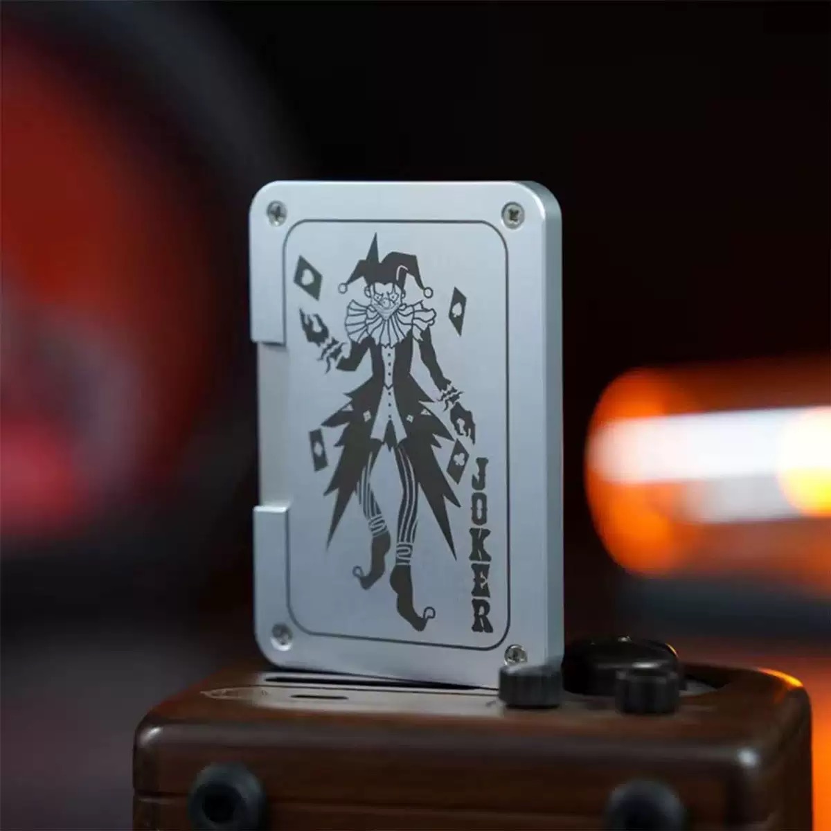 Diseño Joker con 2 dados - Plata