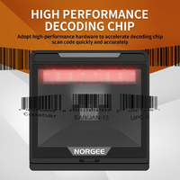 Lecteur de codes-barres omnidirectionnel 2D QR Code Norgee NG7060 Henex avec interface USB en stock