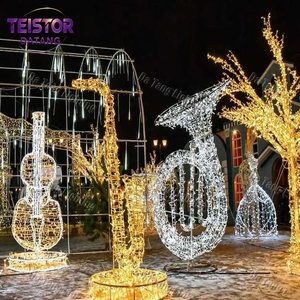 Motif lumineux musical de Noël personnalisé pour les paysages de festivals en plein air et les projets commerciaux - Product Image 6
