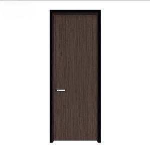 ประตูห้องนอนภายในบ้านทันสมัย ไม้เนื้อแข็ง ทนไฟ กันเสียง ดีไซน์มินิมอล ผิวไนลอน ปกป้องสิ่งแวดล้อม รับประกัน 5 ปี - Product Image 3