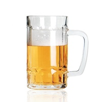 330ml 400ml Aangepaste dozen Groothandel Goedkope glazen tumbler bekers Promotie Bierglazen Bierglazen met handvat