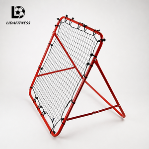 Rete Rimbalzante Portatile per Calcio con Telaio in Metallo Resistente per Allenamento di Passaggi e Tiri - Product Image 3