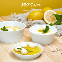 Ensembles de vaisselle en céramique blanche à haute température assiettes plat de cuisson bol à soupe Sushi assiette plate pot avec tasses tasse à café costume