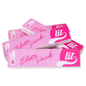 New LtI Pink King Size Slim Ultra-thin 33pcs Premium Rolling Paper Classic Cone Shape Essential for - Product Image 4