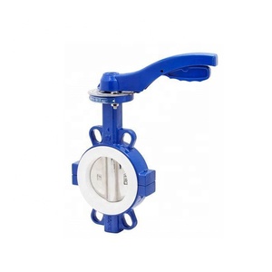 Vanne papillon à joint torique en acier moulé ASTM A216 WCB avec revêtement PTFE, type Wafer, GGG40, livraison gratuite, directement de l'usine - Product Image 4