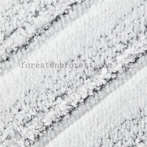 Repuesto de Mopa Rectangular de Microfibra al por Mayor de Fábrica, Diseño de Rayas, Paño de Limpieza para Pisos - Product Image 3