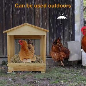 Gallineros de madera, hábitats para aves de corral, casas para pollos de granja, incubadoras de cría, suministros para aves de corral, nidos para gallinas, nidos para puesta de huevos - Product Image 3