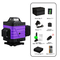 AGL86 Nivellement automatique populaire 360 4D 16 lignes Outils à main Nivellement des niveaux laser de la machine