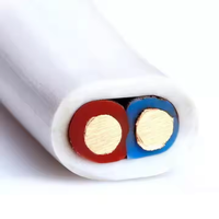 BVVB RVVB 2-adrig 1,5mm 2,5mm Kupferdraht PVC-isoliertes und ummanteltes Flach kabel Weißer elektrischer Innen draht