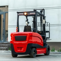 Chariot élévateur électrique Senpar 3,5 tonnes à batterie plomb-acide 60-80V, longueur fourche 1220mm, hauteur de levage 6m, déplaceur latéral hydraulique FWD, CE ISO