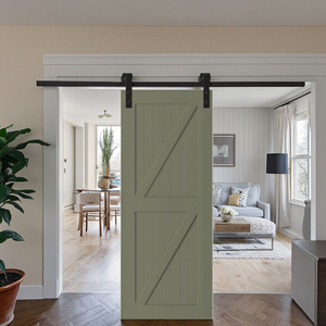 Thiết kế hiện đại Composite Barn Door nội thất phòng khách và phòng ngủ căn hộ cửa trượt cho phòng tắm sử dụng - Product Image 1