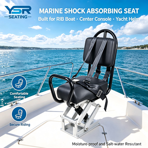 Premium Marine <strong>Saddle</strong> <strong>Seat</strong> Yacht Helm <strong>Seat</strong> for RIB &amp; Center Console Boats - Product Image 1