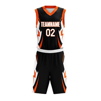 Jersey Basket Tanpa Lengan Custom Print untuk Pria, Bahan Polyester Bernapas, Cepat Kering, Tank Top untuk Latihan Tim