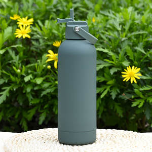 Bouteille en acier inoxydable recyclé 18/8 de 500 ml, sans BPA, étanche et anti-transpiration, avec logo personnalisé, vente en gros - Product Image 1