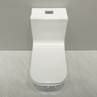 Nouvelle Arrivée Design Simple Top Vente Salle De Bains WC Sanitaires WC Water Closet Salle De Bains Carré En Céramique One Piece Toilette Pour La Maison