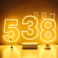 Enseigne de personnage néon LED personnalisée 'Happy Birthday' panneau de fond publicitaire lumineux acrylique matériel DC Power 1 an de garantie