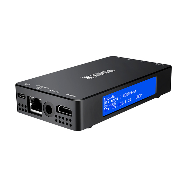Bulit-in Tally TF Card Recorder 4K NDI POE Video Streaming Encoder Decoder