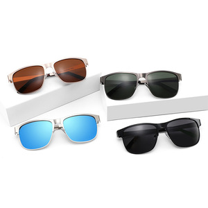Lunettes de soleil Conchen pour hommes, monture en métal, verres TAC polarisés UV400, pour la conduite, la pêche, les voyages, les tenues tendance - Product Image 2