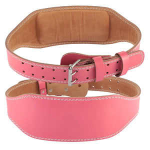 Ceinture de musculation en cuir de vachette de qualité supérieure, réglable, personnalisable, douce et confortable pour l'entraînement, portable - Product Image 2