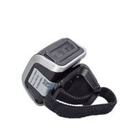 Lecteur de codes-barres portable 2D USB et pour anneau, mini sans fil, portable à porter sur le doigt, en stock