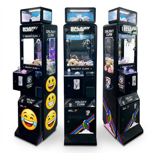 เครื่องเกมเครน <span class=keywords><strong>AMA</strong></span> ขนาดเล็ก รองรับภาษาอังกฤษ พร้อมจอแสดงผลข้อความ โครงสร้างโลหะ ใช้เหรียญหยอด สำหรับของรางวัล - Product Image 1