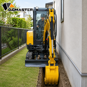 Mini Excavadora con Envío Gratuito, Motor con Certificación CE y EPA, Excavadora de Orugas de 3.5 Toneladas, Pequeña, para Granja, en Venta - Product Image 2