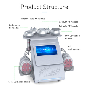 Máquina de Adelgazamiento por Cavitación <span class=keywords><strong>Ultrasónica</strong></span> 2023 Ems Lipolaser RF Lipo 80k, <span class=keywords><strong>Liposucción</strong></span> Profesional 6 en 1 - Product Image 2