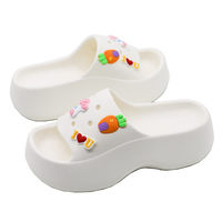 Sandales tendance pour femmes, chaussures de styliste, semelle plate, chaussures d'extérieur, EVA, nouvelle collection,
