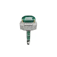 Bague MuShan en argent sterling 925 avec pierres précieuses CZ 5A, diamant à haute teneur en carbone, accessoires de bague en argent sterling 925 raffinés et glamour
