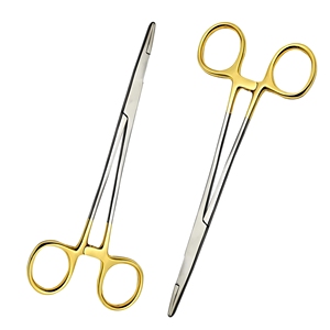 Porte-aiguille Olsen Hegar TC 5,5 pouces, ciseaux porte-aiguille en acier inoxydable, instruments chirurgicaux manuels certifiés CE, vente en gros - Product Image 1