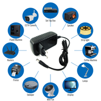 Prise EU US UK AU CCTV 12V 2A 24w DC adaptateurs d'alimentation muraux pour éclairage LED d'aquarium