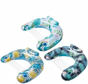 Flotadores Inflables para Piscina para Adultos con Portavasos y Reposacabezas, Sillas Flotantes <span class=keywords><strong>de</strong></span> PVC Resistentes, <span class=keywords><strong>Hamaca</strong></span> Flotante para Fiestas <span class=keywords><strong>de</strong></span> Piscina <span class=keywords><strong>de</strong></span> Verano - Product Image 1