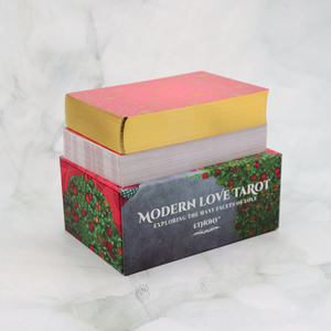 Полноцветные Печатные матовые края из золотой фольги, блестящие карты Таро - Product Image 4