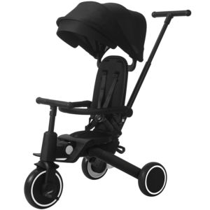 Nouveau 2025 vente en gros Hot Kick Portable Safe 3 roues voiture marchette Tricycle <span class=keywords><strong>1</strong></span>-6 ans avec siège arrière pour bébé Tricycle - Product Image 1