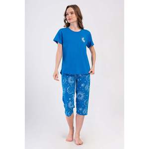 Combinaison de nuit ovale à manches courtes et col rond pour femme, taille XXL - Product Image 4