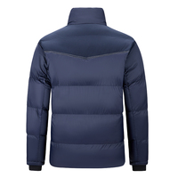 Nouveau design de veste d'hiver en peluche pour hommes veste chaude rembourrée en duvet blouson bombardier d'hiver vente en gros