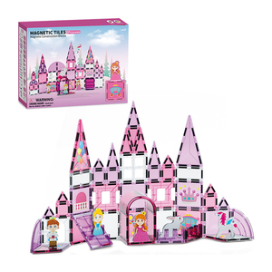 Nuevo Estilo, Coloridos, Bloques de Construcción 3D DIY, 58 Piezas, Juguetes de Castillo de <span class=keywords><strong>Princesa</strong></span>, Bloques de Construcción para Niños - Product Image 1