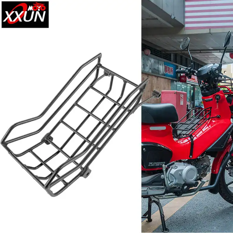 XXUN Motorrad Middle Central Regal halter Gepäckträger Träger Korb halter für Honda Cross Cub CC110 CC110
