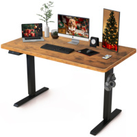 Bureau debout électrique à hauteur réglable au design moderne pour usage informatique, en acier anti-rayures