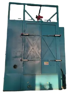 Rotating suspension shot blasting machine for liquefied petroleum gas steel cylinders