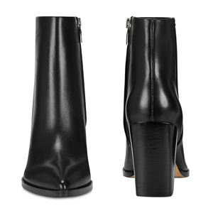 Pabrik Grosir Kualitas Tinggi Hak Tinggi Sepatu Bot Pergelangan Kaki Wanita - Product Image 5