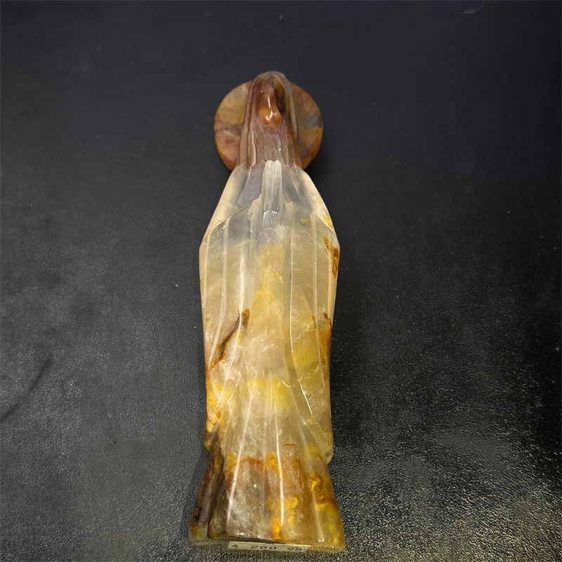 Quartz guérisseur doré 15cm