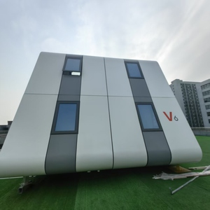 CE chứng nhận một khung <span class=keywords><strong>prefab</strong></span> nhà biệt thự Kit Modular Tiny thép ánh sáng hiện đại kết cấu thép nhà di động cho khách biệt thự - Product Image 3