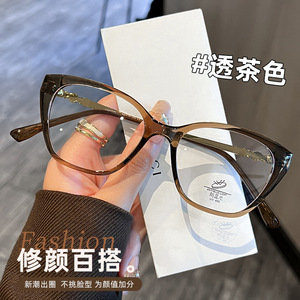 Montura de gafas Cat Eye Tr90 86033 con filtro de luz azul para mujer, color verde oliva, diseño de alta gama - Product Image 5