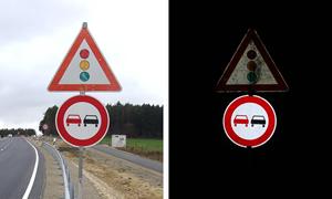 Ensemble de panneaux de signalisation routière en aluminium réfléchissant imprimé UV, conforme aux normes israéliennes, Guizhida - Panneaux directionnels pour les croisements routiers israéliens - Product Image 6